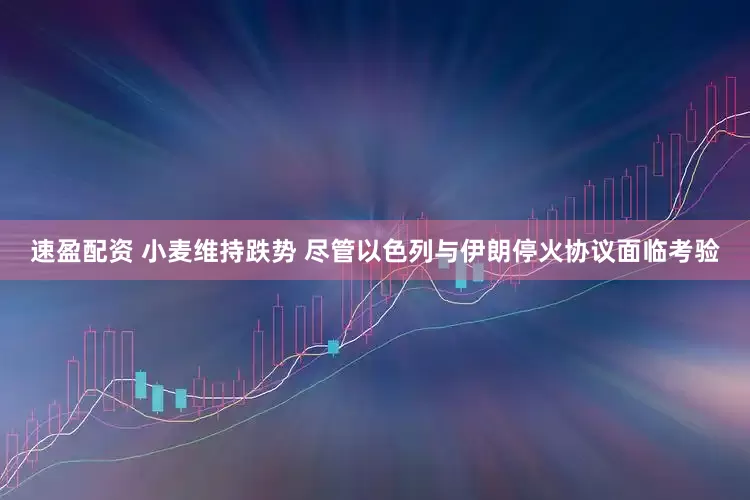速盈配资 小麦维持跌势 尽管以色列与伊朗停火协议面临考验