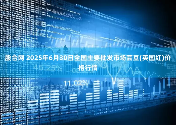 股合网 2025年6月30日全国主要批发市场芸豆(英国红)价格行情