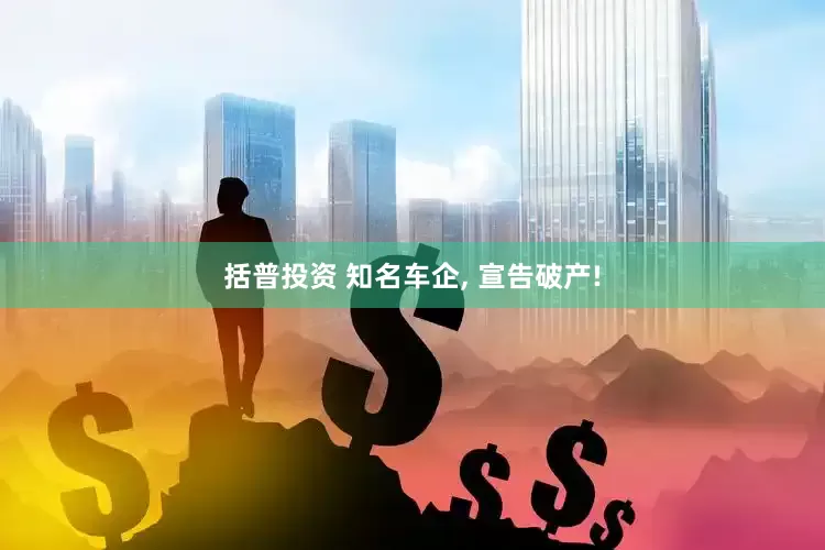 括普投资 知名车企, 宣告破产!